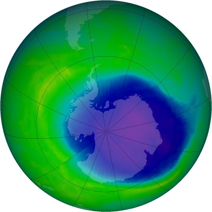 Ozone Map 2001-11-01